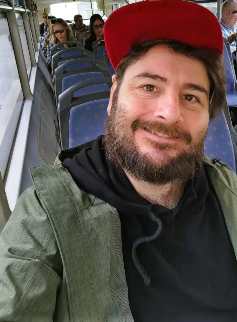Selfie im Bus